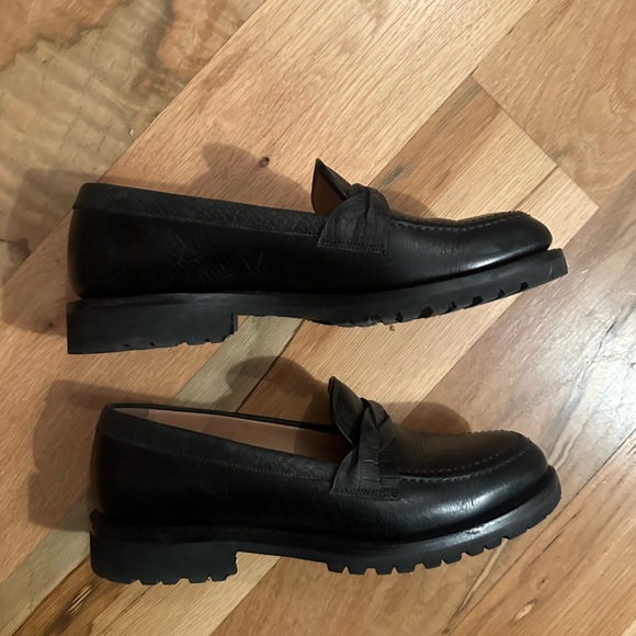 Cheaney Cora Loafer in Black Kudu/Moc Croc Nubuck - Picture 7 of 11